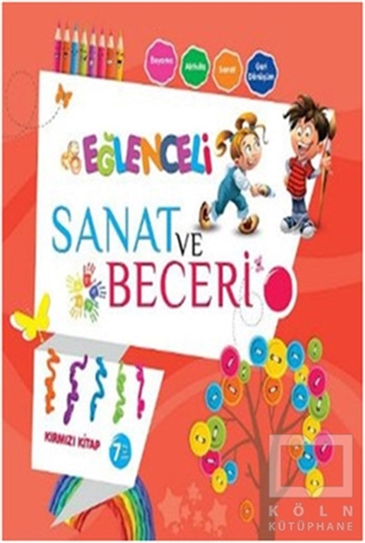 KolektifOyun KitaplarıEğlenceli Sanat ve Beceri Kırmızı Kitap (7 Yaş)