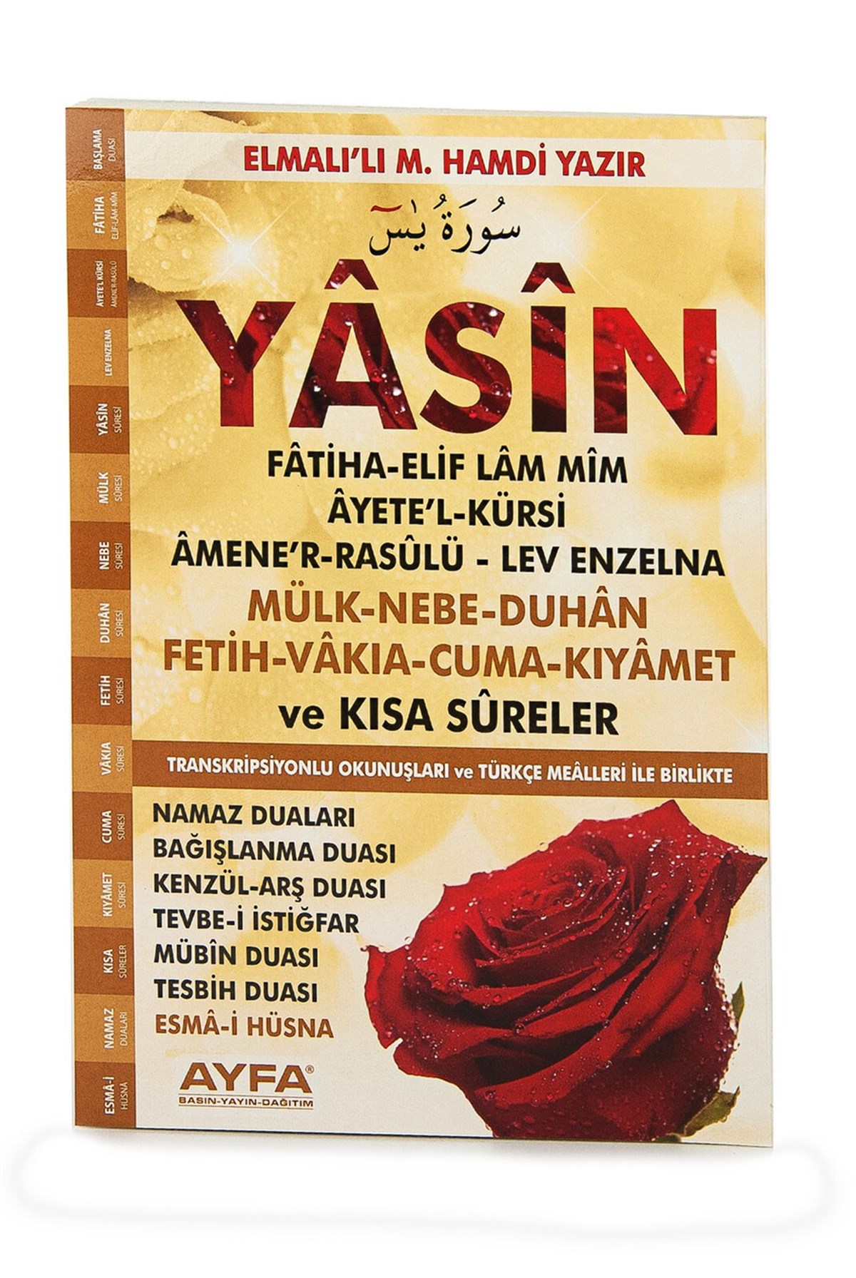 Ekonomik Yasin Kitabı - Orta Boy - 80 Sayfa - Sarı Renk - Ayfa Yayınevi - Mevlüt Hediyeliği