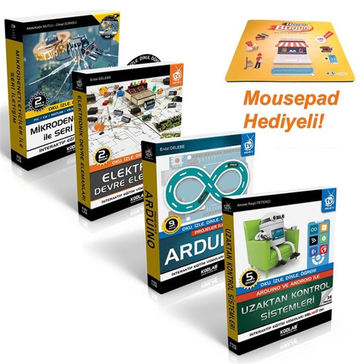 KomisyonBilgisayar KitaplarıElektronik Eğitim Seti 4 Kitap Takım