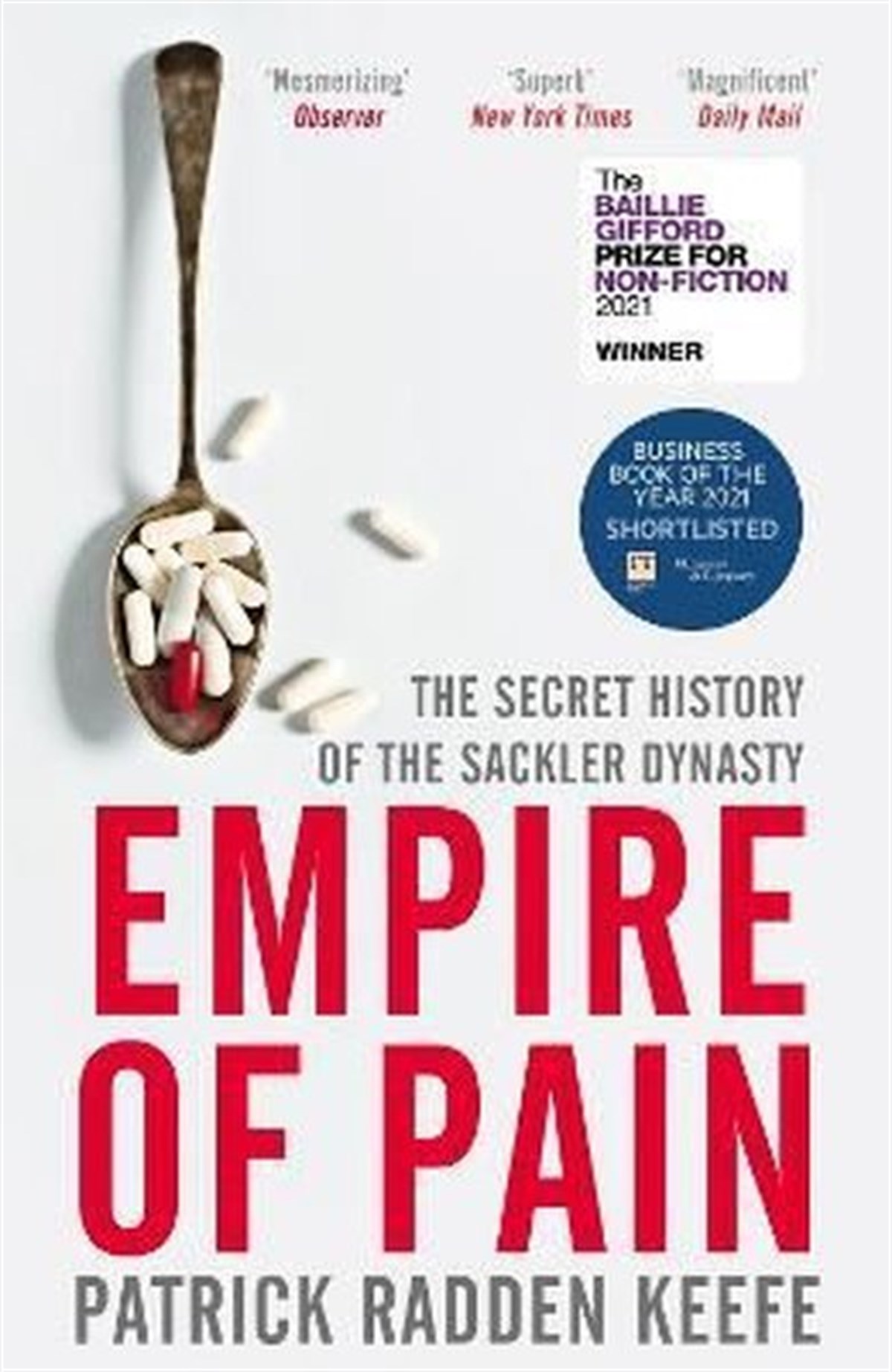 Patrick Radden KeefeBusiness and EconomicsEmpire of Pain: The Secret History of the Sackler Dynasty