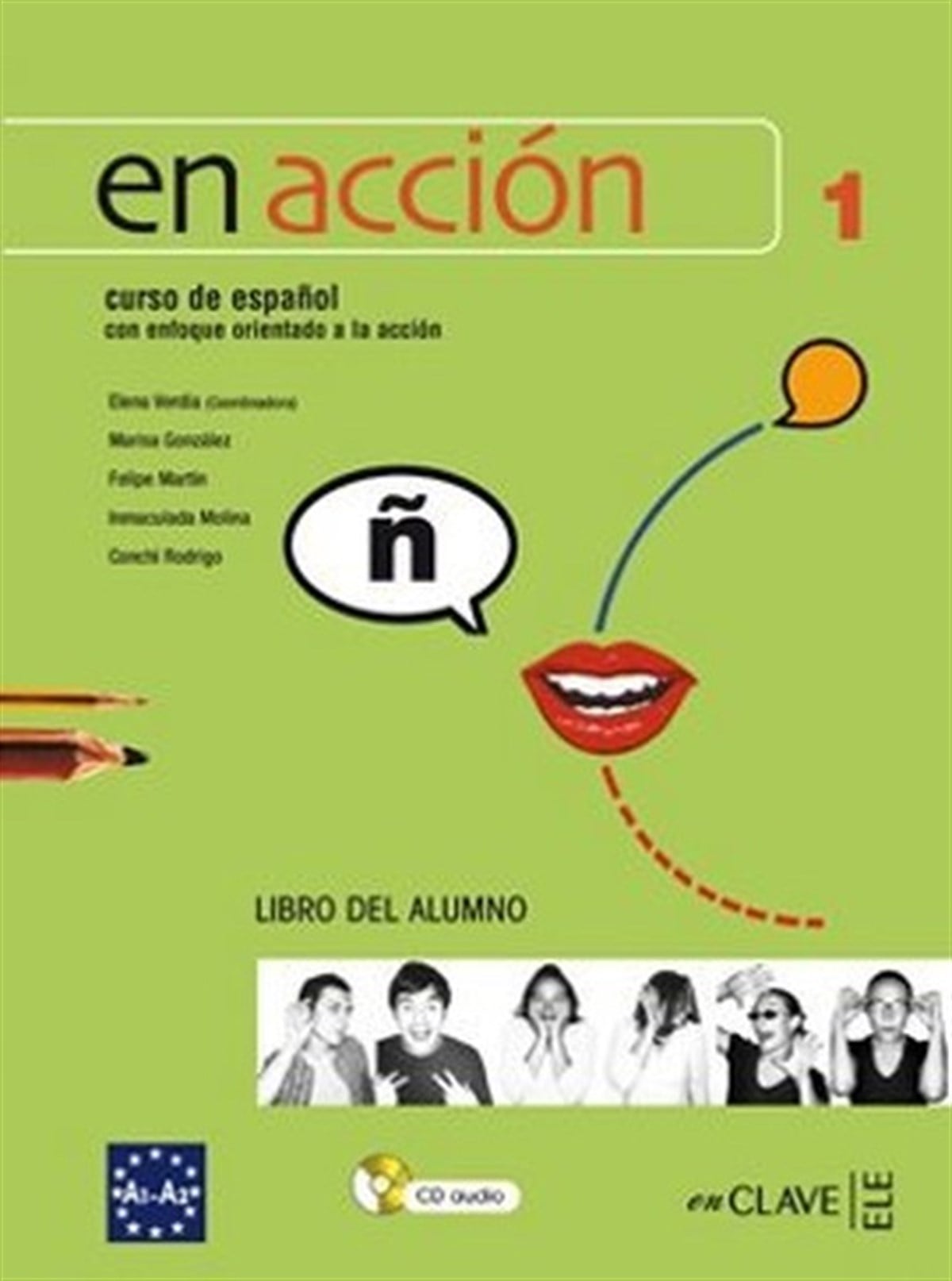 Elena VerdiaExam BooksEn Accion 1 Libro del Alumno (Ders Kitabı + CD) İspanyolca Temel ve Orta-alt Seviye