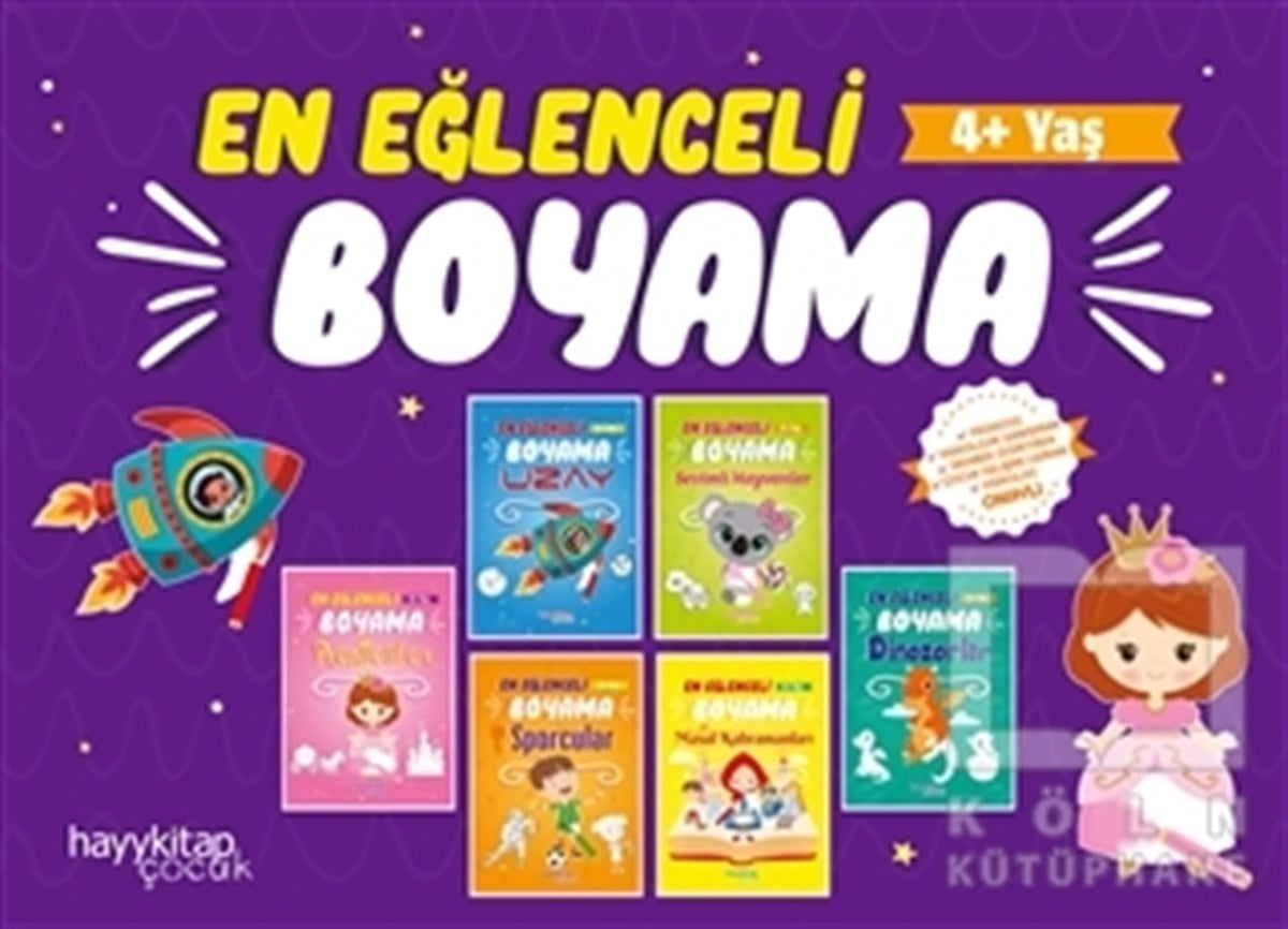 Canan ÖztürkEtkinlik KitaplarıEn Eğlenceli Boyama 6’lı Set