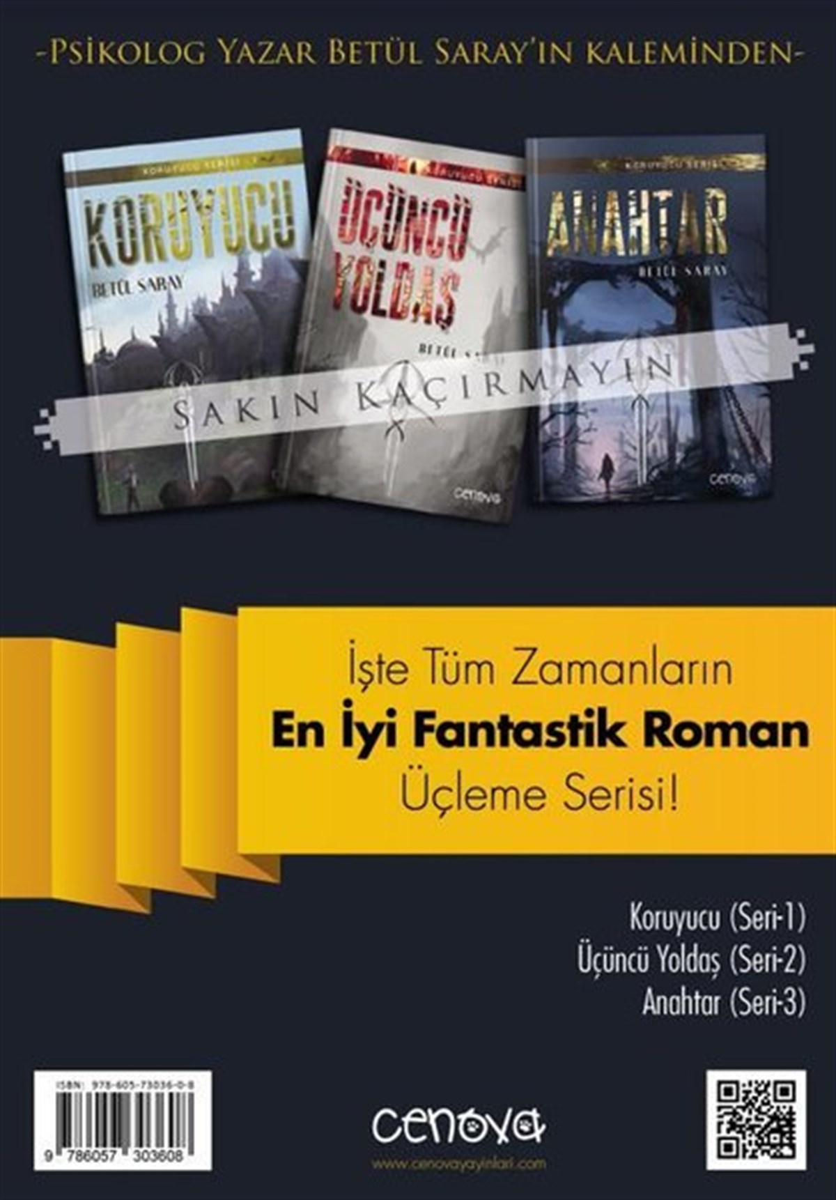 Betül SarayFantastik Kitaplar & Fantastik RomanlarEn İyi Fantastik Roman Üçleme Serisi - 3 Kitap Takım