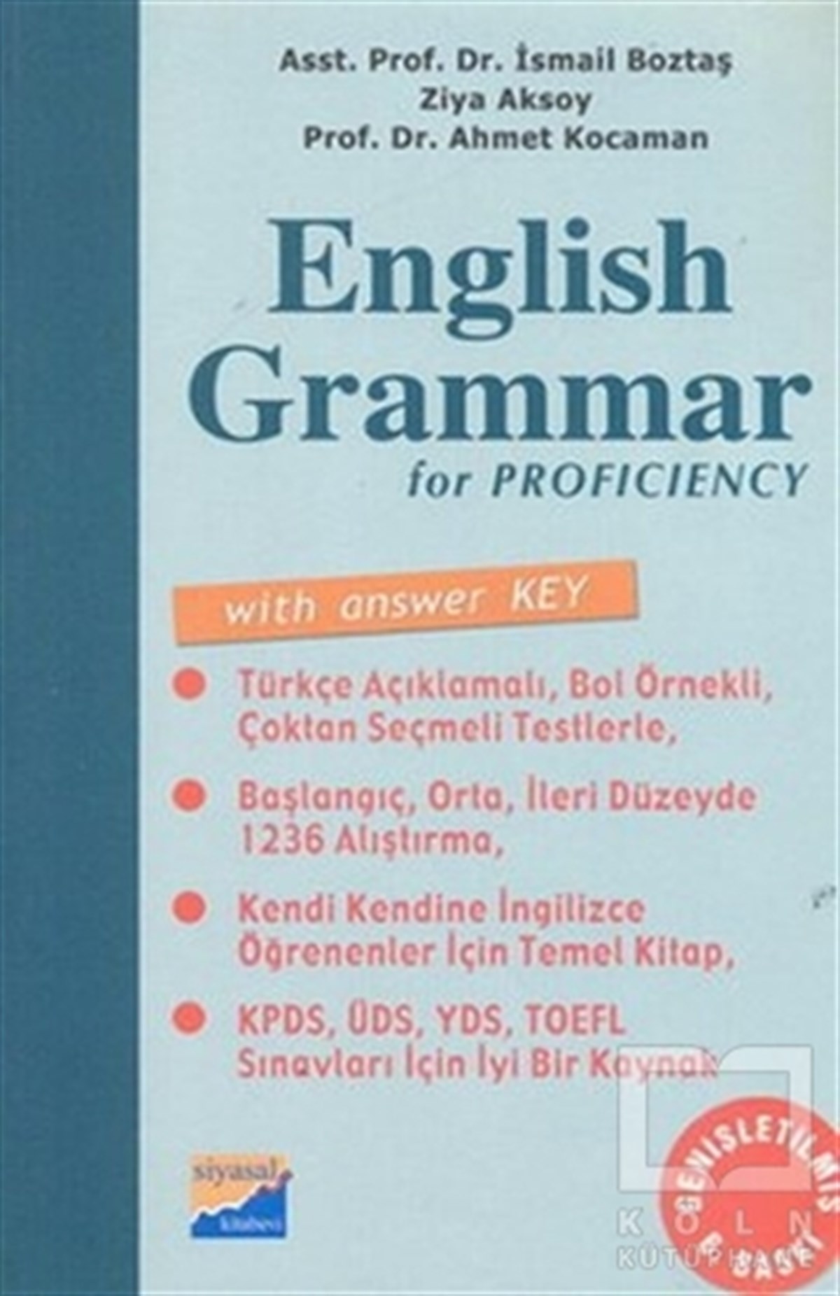 İsmail BoztaşGenel KonularEnglish Grammar for Proficiency With Answer Key / Answer Key (Cevap Anahtarı)