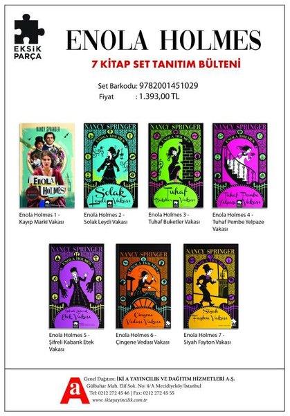 Nancy SpringerPolisiye Romanlar & Cinayet RomanlarıEnola Holmes Seti - 7 Kitap Takım