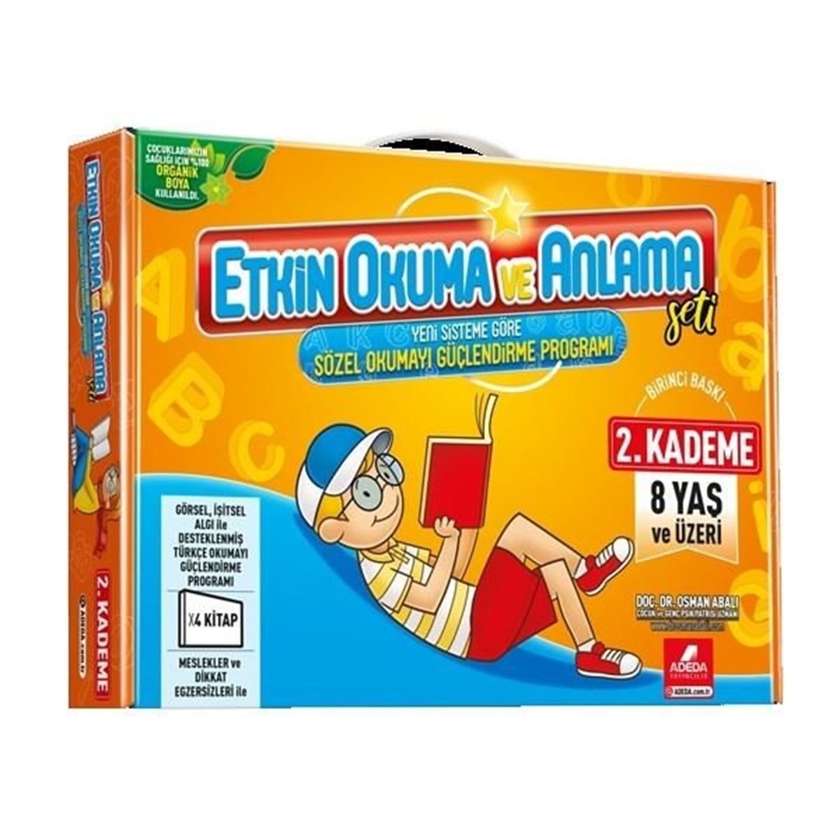 Osman AbalıEtkinlik KitaplarıEtkin Okuma ve Anlama Seti 2.Kademe 8 Yaş ve Üzeri