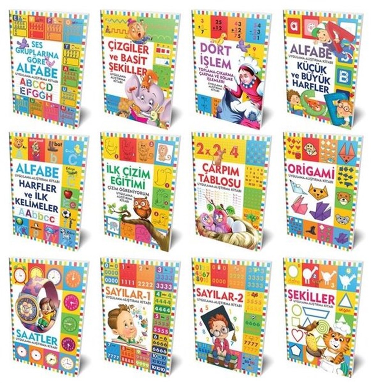 KolektifEtkinlik KitaplarıEtkinlik Kitapları Seti - 12 Kitap Takım