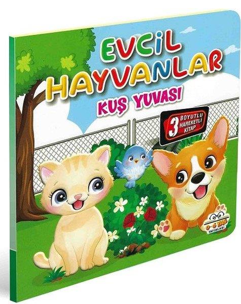 KolektifEgitim Etkinlik KitaplariEvcil Hayvanlar - Kuş Yuvası - 3 Boyutlu Hareketli Kitap