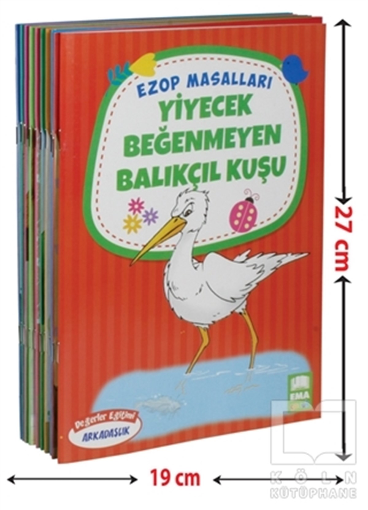 EzopÇocuk Hikaye KitaplarıEzop Masalları Seti (10 Kitap - Büyük Boy)