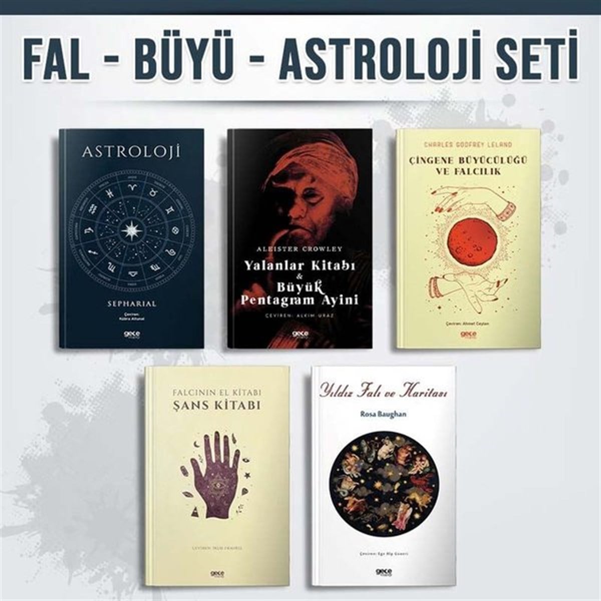 Aleister CrowleyAstroloji KitaplarıFal Büyü Astroloji Seti - 5 Kitap Takım