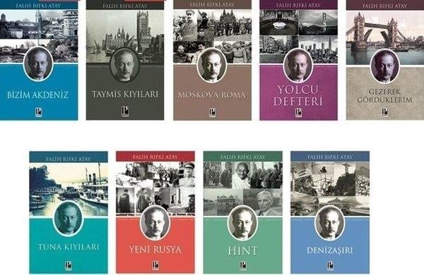 Falih Rıfkı AtayGezi Rehberi KitaplarıFalih Rıfkı Atay Gezi Yazıları Seti - 9 Kitap Takım