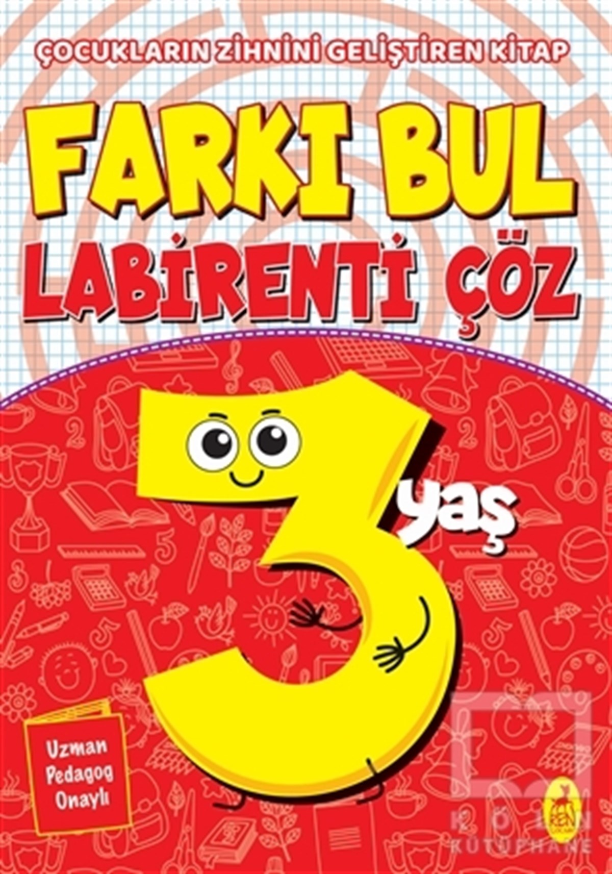 Ercan PortakalEtkinlik KitaplarıFarkı Bul Labirenti Çöz 3 Yaş
