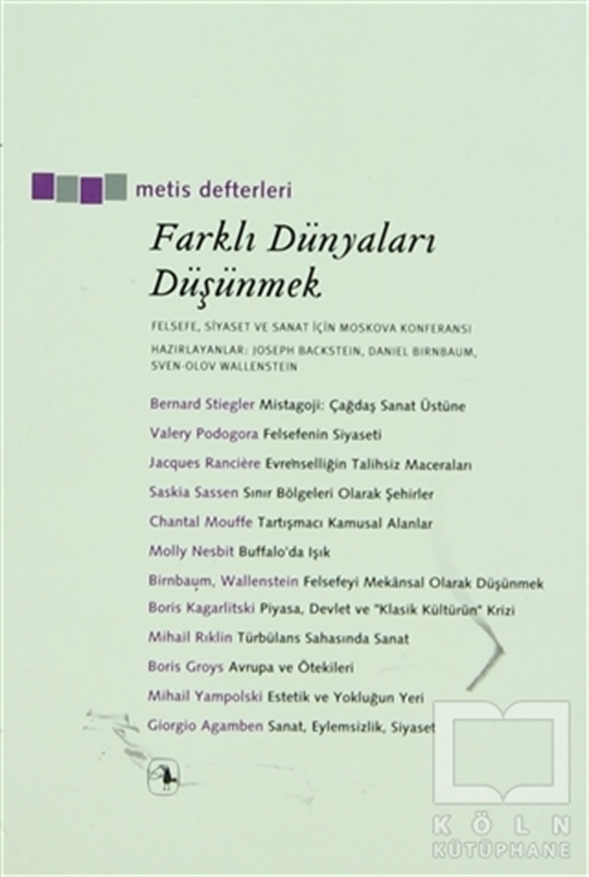 Joseph BacksteinDiğerFarklı Dünyaları Düşünmek