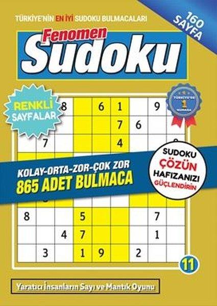 KolektifBilmece & Bulmaca KitaplarıFenomen Sudoku Bulmaca - 11