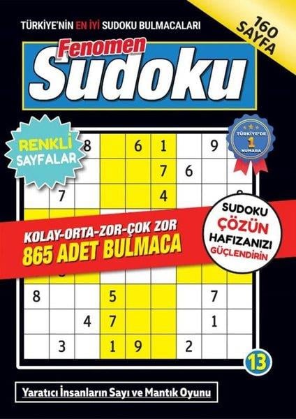 KolektifBilmece & Bulmaca KitaplarıFenomen Sudoku Bulmaca - 13