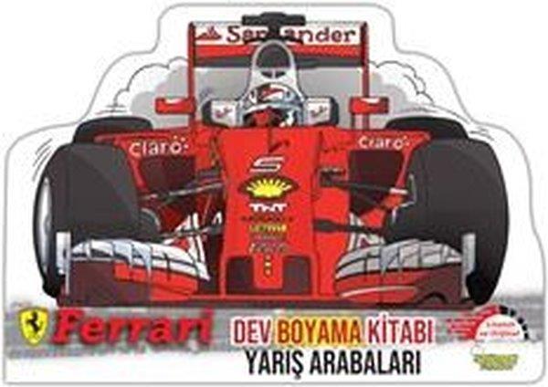 KolektifBoyama KitaplarıFerrari Dev Boyama Kitabı Yarış Arabaları