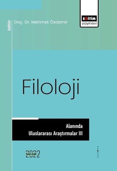 KolektifDigerFiloloji Alanında Uluslararası Araştırmalar - 3