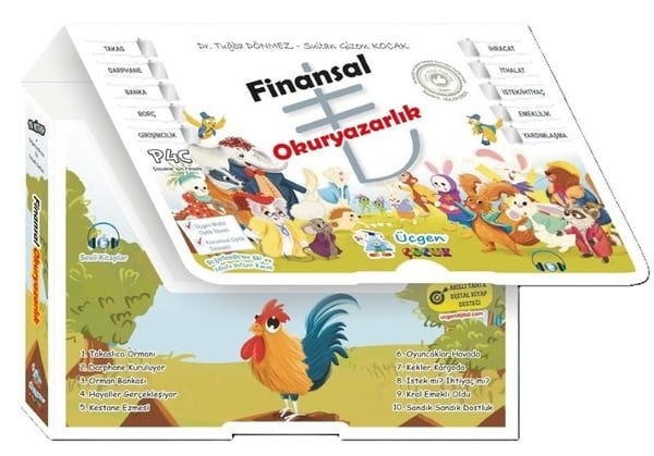 Sultan Gizem KoçakÇocuk Hikaye KitaplarıFinansal Okuryazarlık Serisi Seti - 10 Kitap Takım - Kutulu