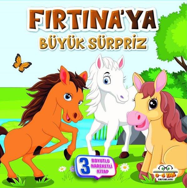 KolektifSesli Görüntülü Çocuk KitaplariFırtına'ya Büyük Sürpriz - 3 Boyutlu Hareketli Kitap