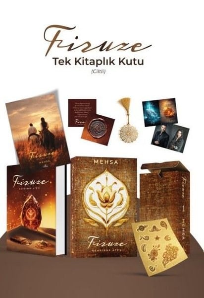 MehsaTürk RomaniFiruze 1 - Kehribar Ateşi - Tek Kitaplık Kutu