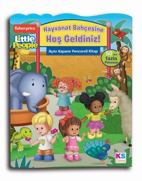 KolektifEgitim Etkinlik KitaplariFisher Prace Little People - Hayvanat Bahçesine Hoşgeldiniz! Açılır Kapanır Pencereli Kitap