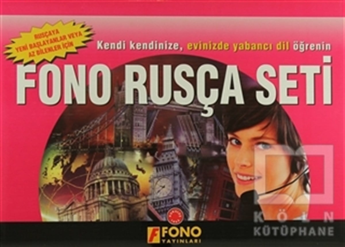 KolektifDil ÖğrenimiFONO Rusça Set (14 kitap + 6 CD)