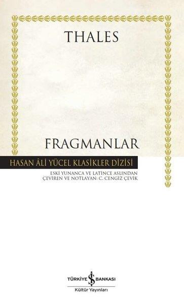 ThalesDünya KlasikleriFragmanlar - Hasan Ali Yücel Klasikler Dizisi