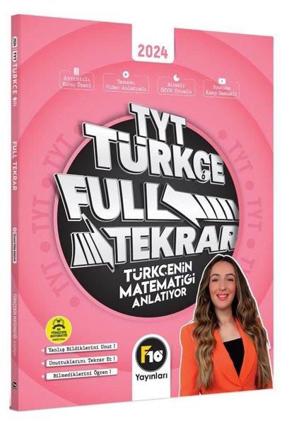 KolektifTYT TürkçeGamze Hoca Türkçenin Matematiği TYT Türkçe Full Tekrar Video Ders Kitabı