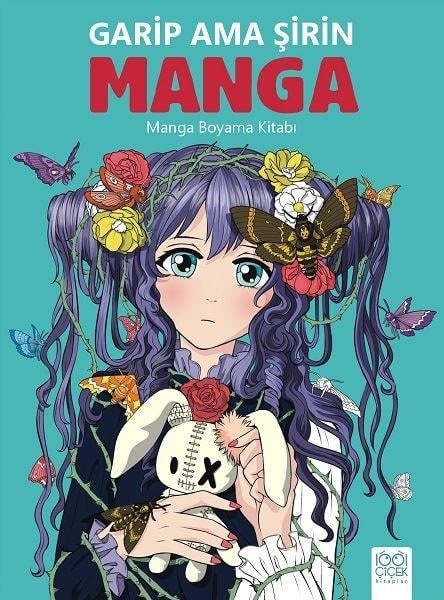 Bia MeloBoyama KitaplarıGarip Ama Şirin Manga - Manga Boyama Kitabı