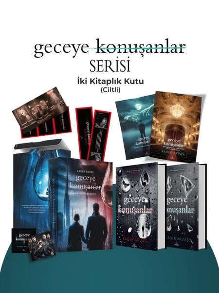 Kader ArvasTürk RomaniGeceye Konuşanlar Serisi Seti - 2 Kitap Takım - Kutulu