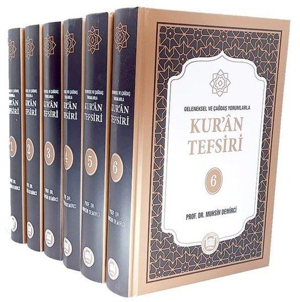 Muhsin Demirciİslami KitaplarGeleneksel ve Çağdaş Yorumlarla Kur'an Tefsiri Seti - 6 Kitap Takım