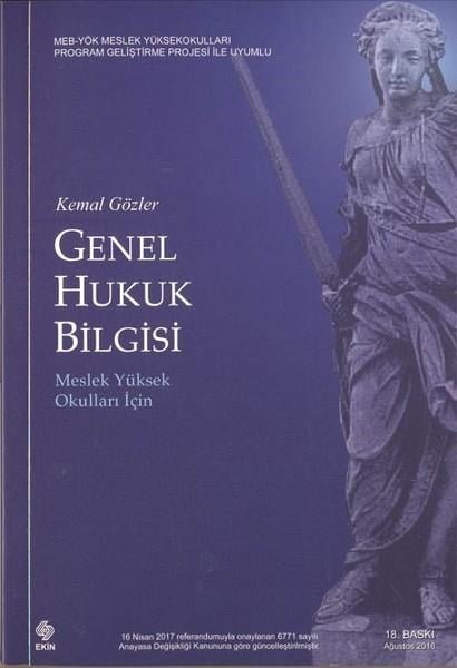 Kemal GözlerHukukGenel Hukuk Bilgisi