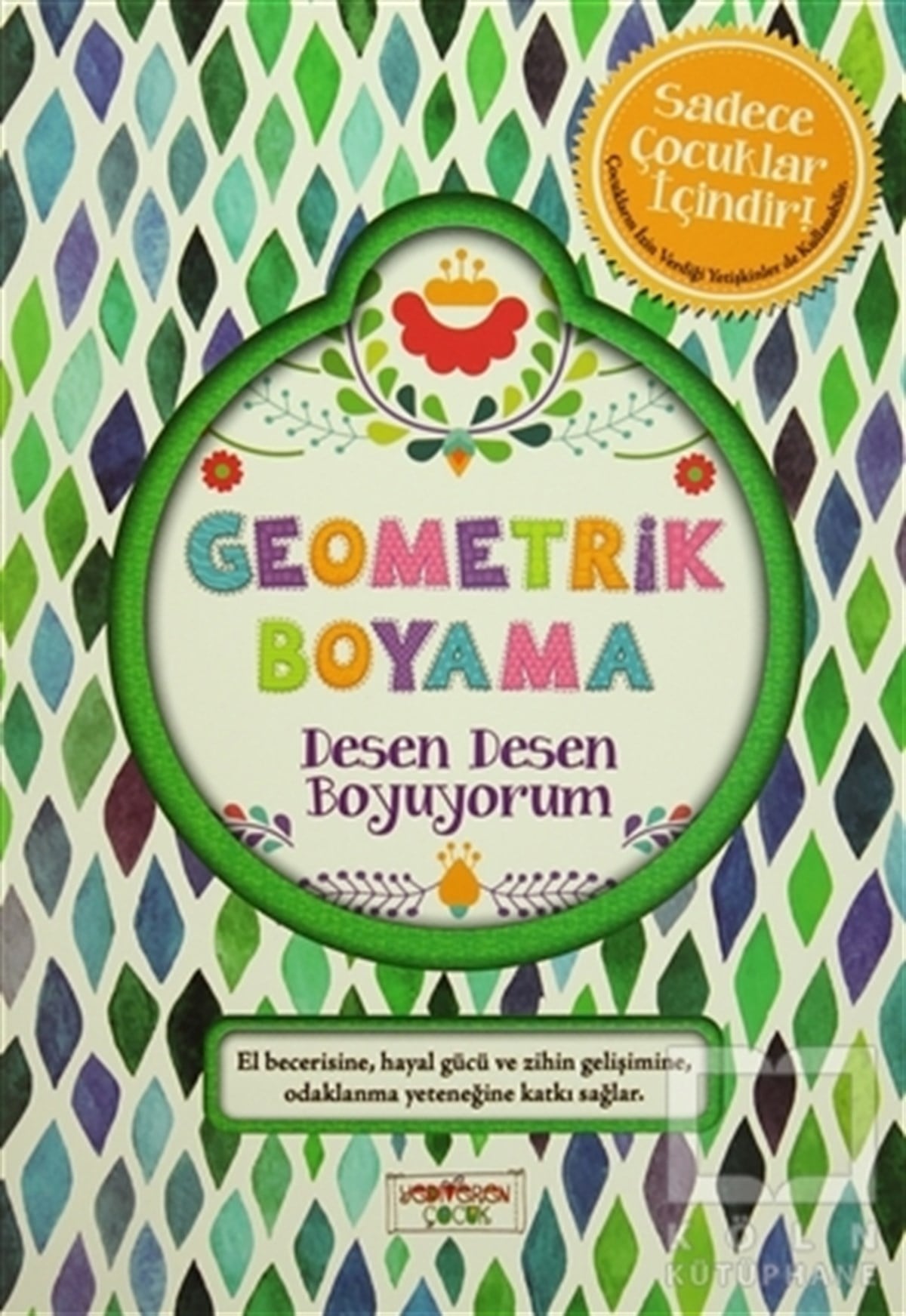 Asena MeriçBoyama KitaplarıGeometrik Boyama - Desen Desen Boyuyorum
