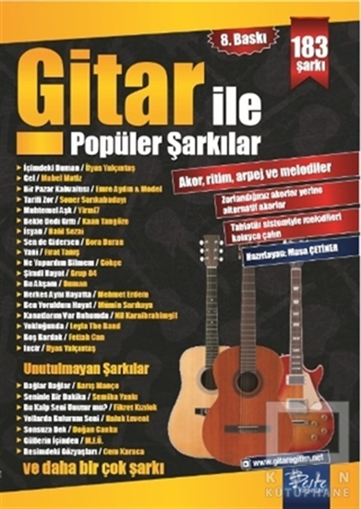 Musa ÇetinerÖğrenim KitaplarıGitar İle Popüler Şarkılar
