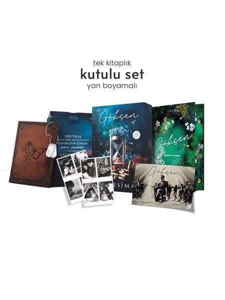 LoresimaTürk RomaniGökçen 4 - Tek Kitaplık Yan Boyamalı Hediyeli Kutulu Set