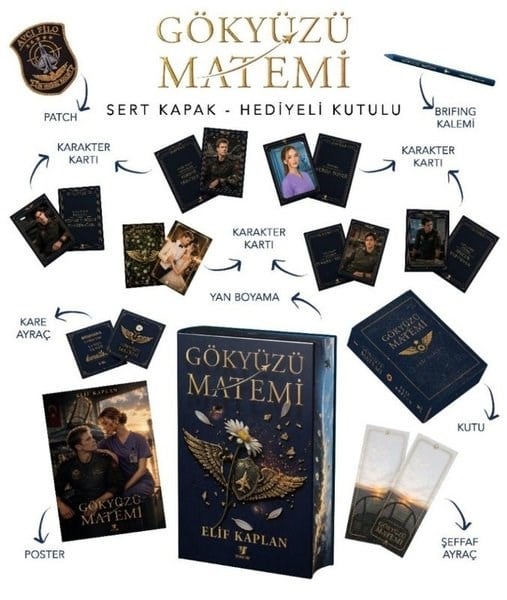 Elif KaplanAşk Kitapları & Aşk RomanlarıGökyüzü Matemi - Hediyeli Kutulu Set