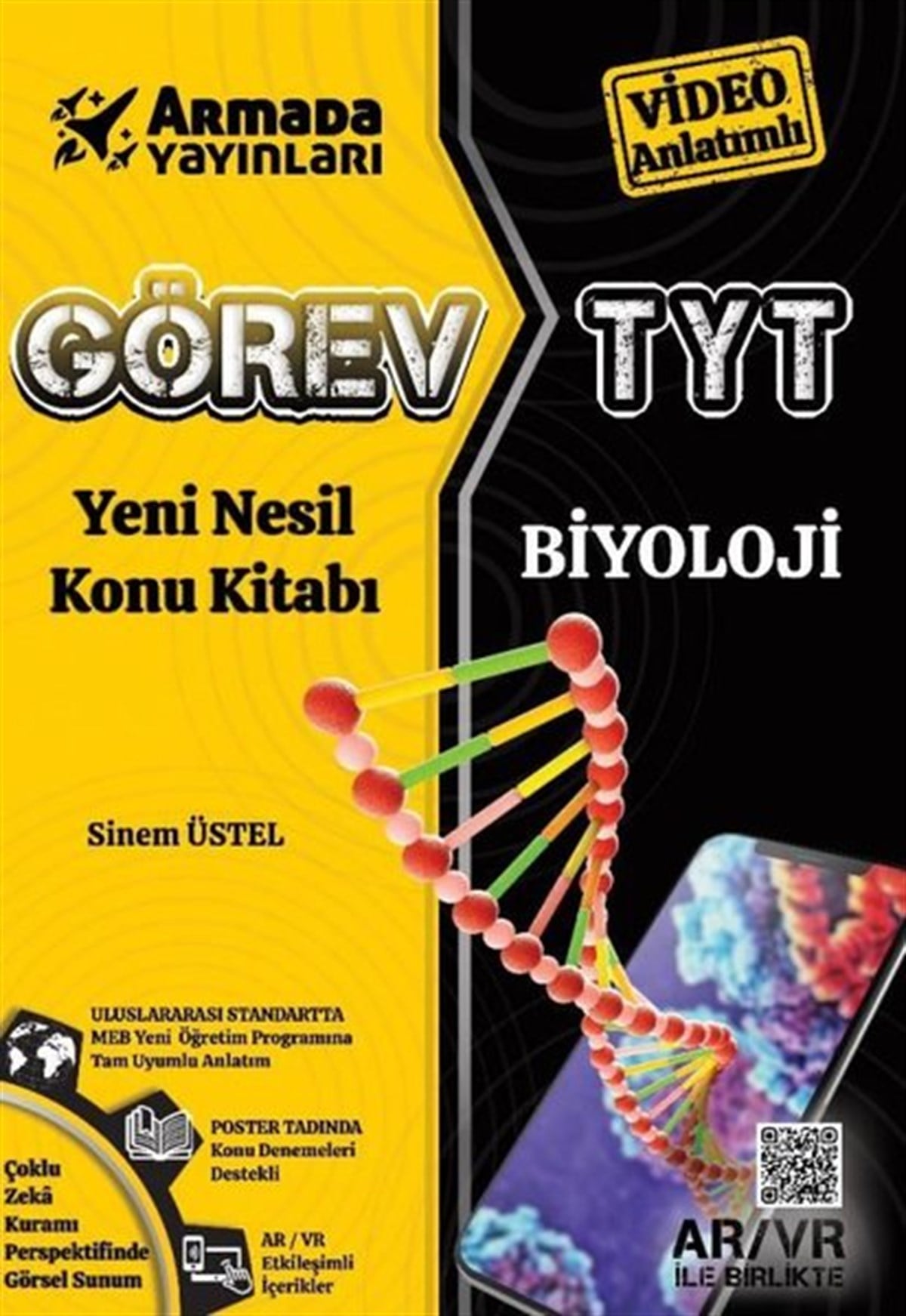 Sinem ÜstelTemel Yeterlilik Testi - Alan Yeterlilik Testi (YKS-TYT/AYT)Görev TYT Biyoloji Yeni Nesil Konu Kitabı