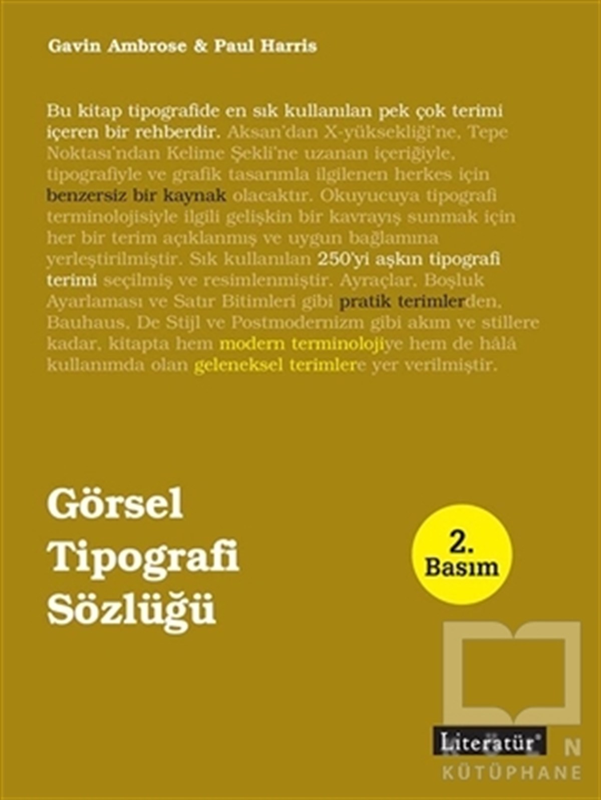 Paul HarrisReferans - Kaynak KitapGörsel Tipografi Sözlüğü