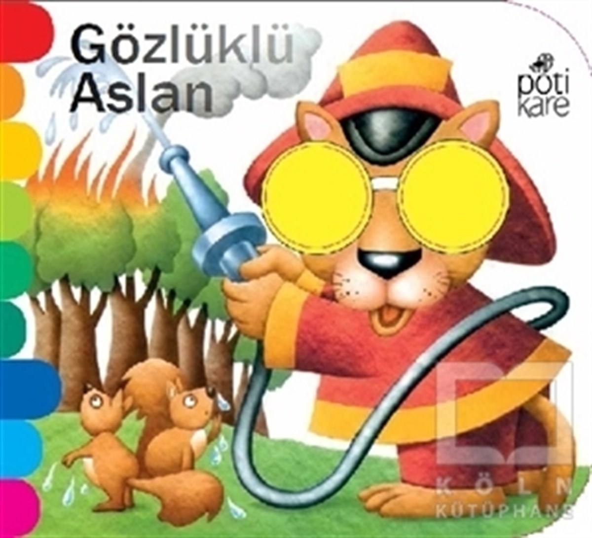 KolektifOkul Öncesi Şekilli KitaplarGözlüklü Aslan - Delikli Kitaplar Serisi