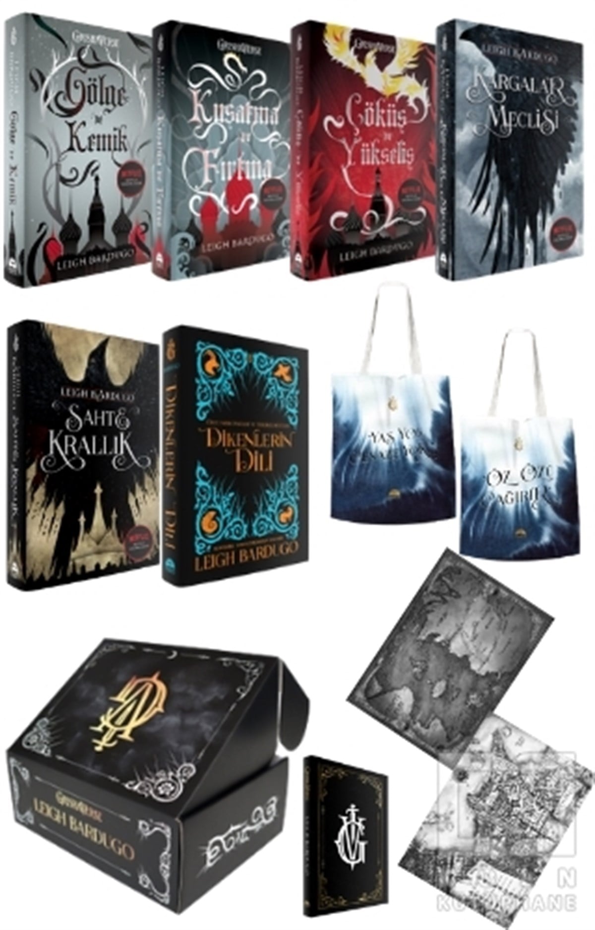 Leigh BardugoFantastik Kitaplar & Fantastik RomanlarGrisha Verse - 6 Kitap (Poster-Çanta-Defter Hediyeli)