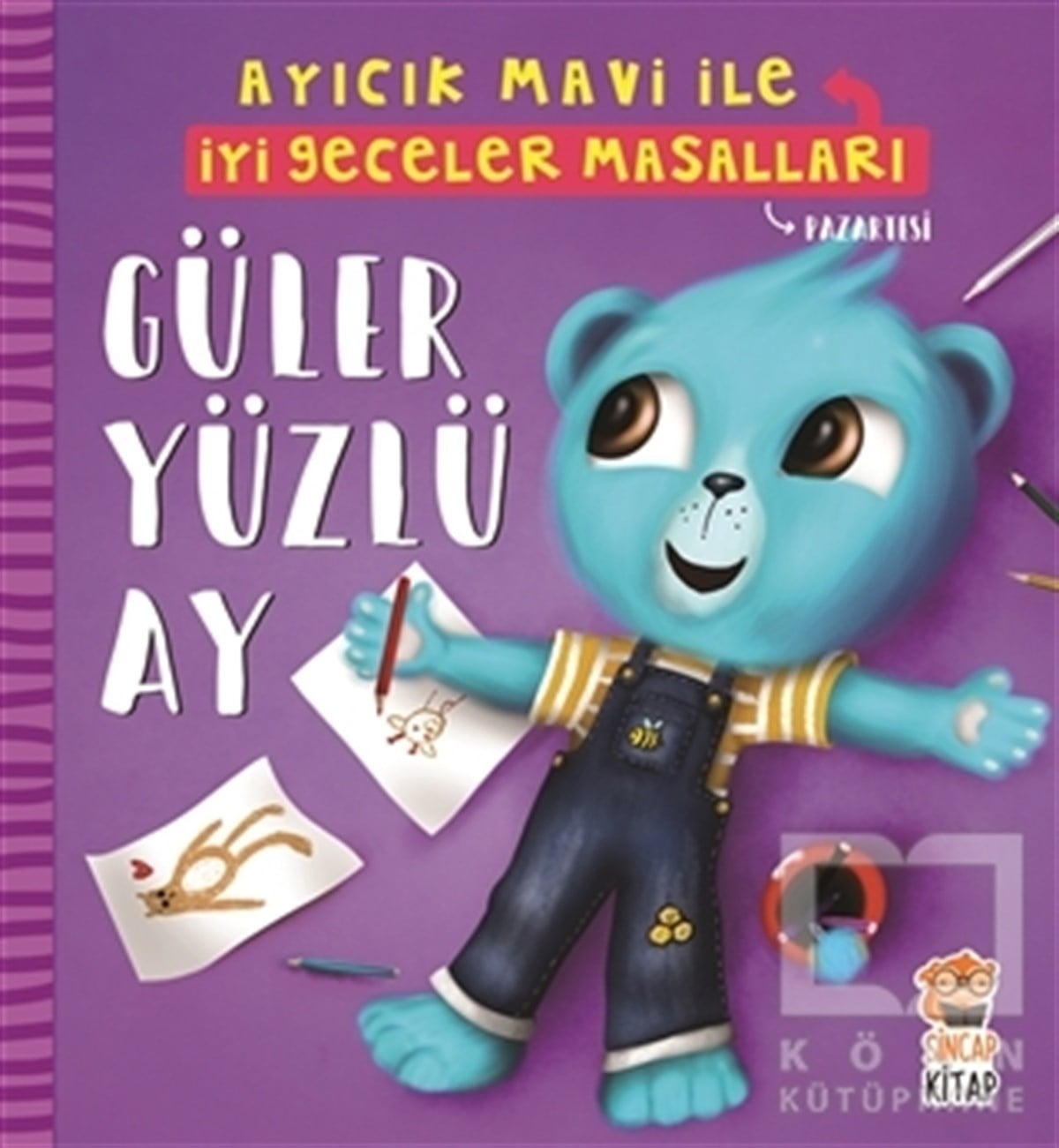 Melek DinçerÇocuk Masal KitaplarıGüler Yüzlü Ay - Ayıcık Mavi İle İyi Geceler Masalları
