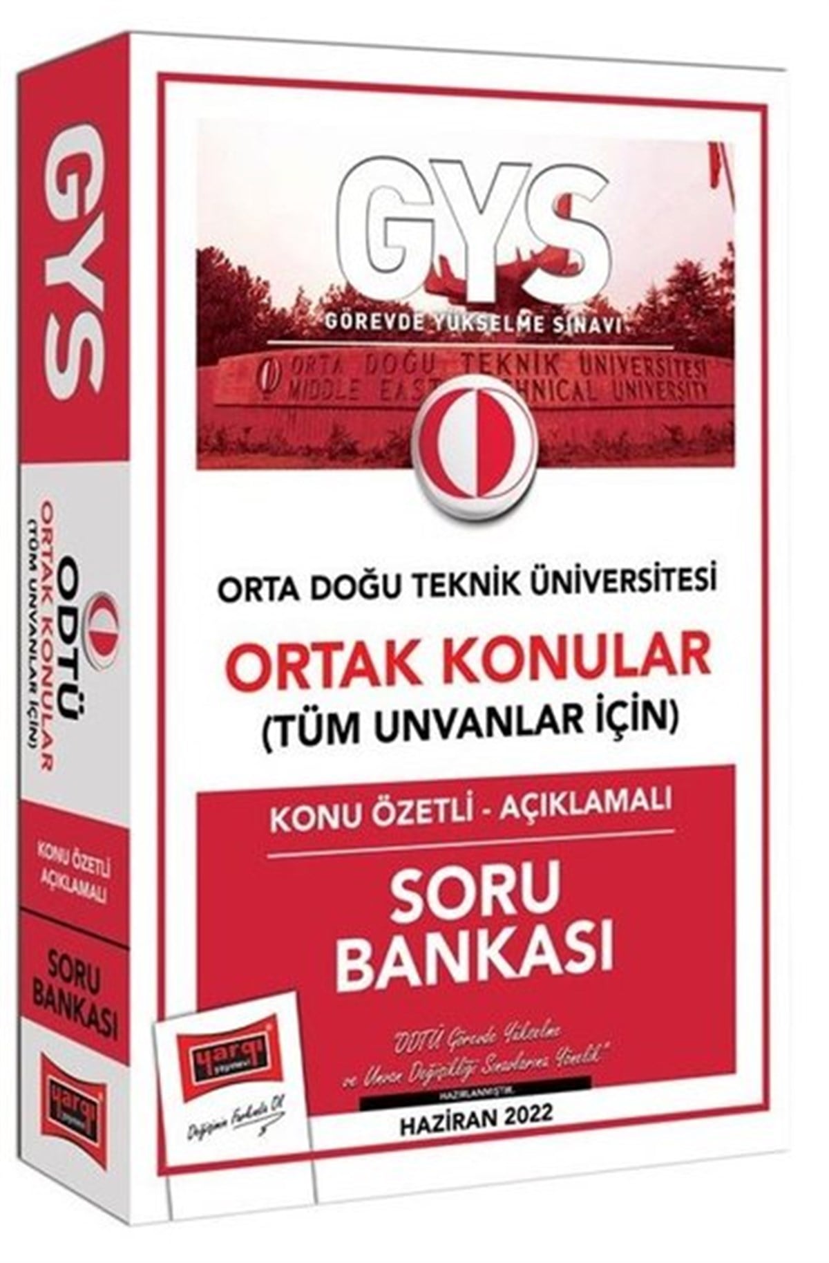 KolektifKPSSGYS Orta Doğu Teknik Üniversitesi Ortak Konular Tüm Unvanlar İçin Konu Özetli - Açıklamalı Soru Bank