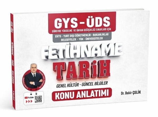 Bekir ÇelikDiger Sinavlara HazirlikGYS - ÜDS Fetihname Tarih - Genel Kültür - Güncel Bilgiler Konu Anlatımı