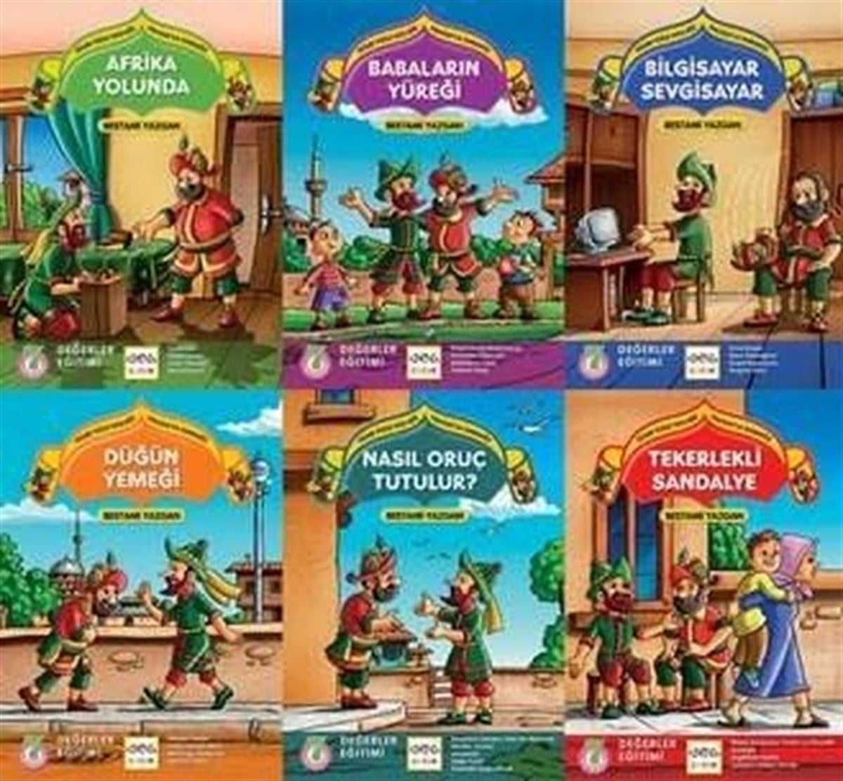Bestami YazganOkul Öncesi KitaplariHacivat'la Karagöz Dizisi Seti-6 Kitap Takım