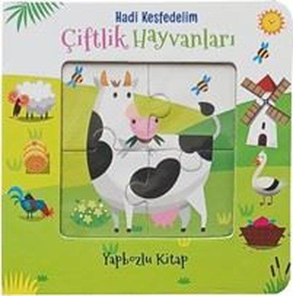 KolektifEgitim Etkinlik KitaplariHadi Keşfedelim - Çiftlik Hayvanları - Yapbozlu Kitap