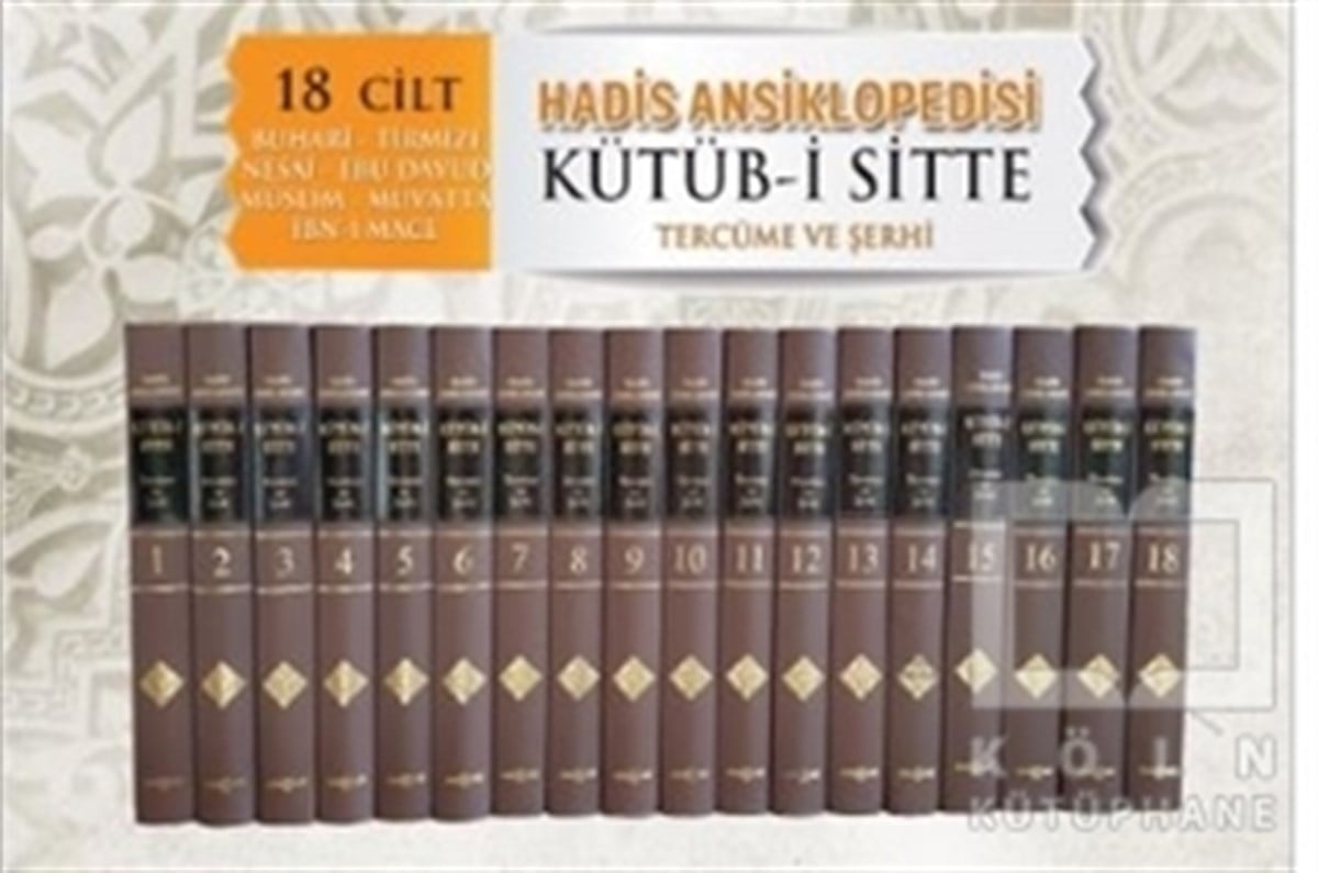 KolektifTefsir KitaplarıHadis Ansiklopedisi Kütüb-i Sitte - 18 Cilt Takım