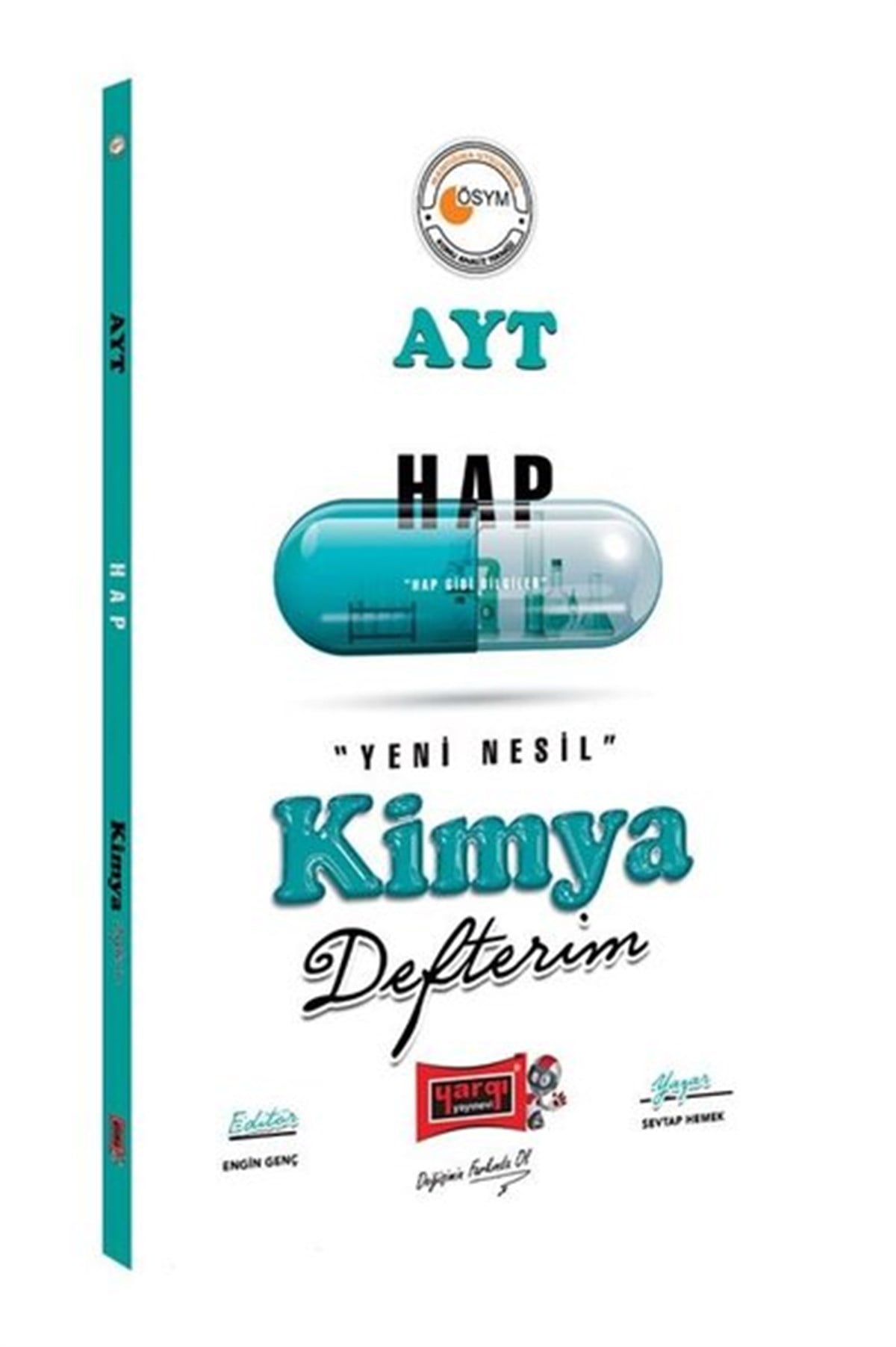 Sevtap HemekTemel Yeterlilik Testi - Alan Yeterlilik Testi (YKS-TYT/AYT)HAP AYT Kimya Defterim, Clz