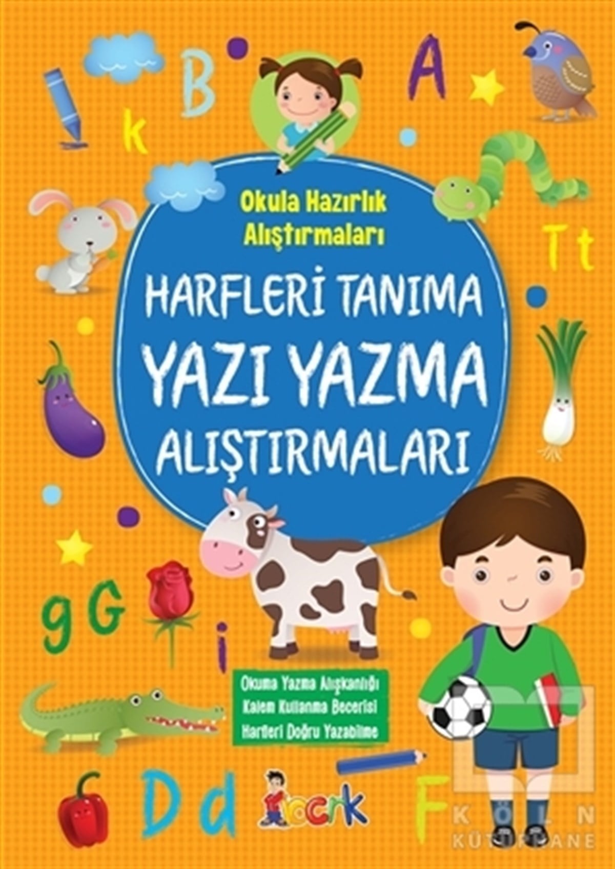 Tuba ÖztürkEtkinlik KitaplarıHarfleri Tanıma Yazı Yazma Alıştırmaları