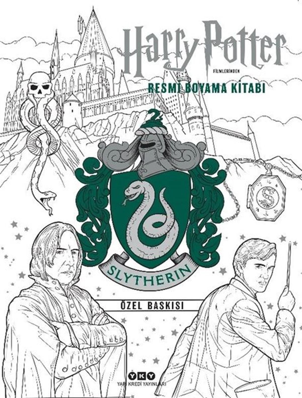 KolektifEgitim Etkinlik KitaplariHarry Potter Filmlerinden Resmi Boyama Kitabı - Slytherin Özel Baskısı
