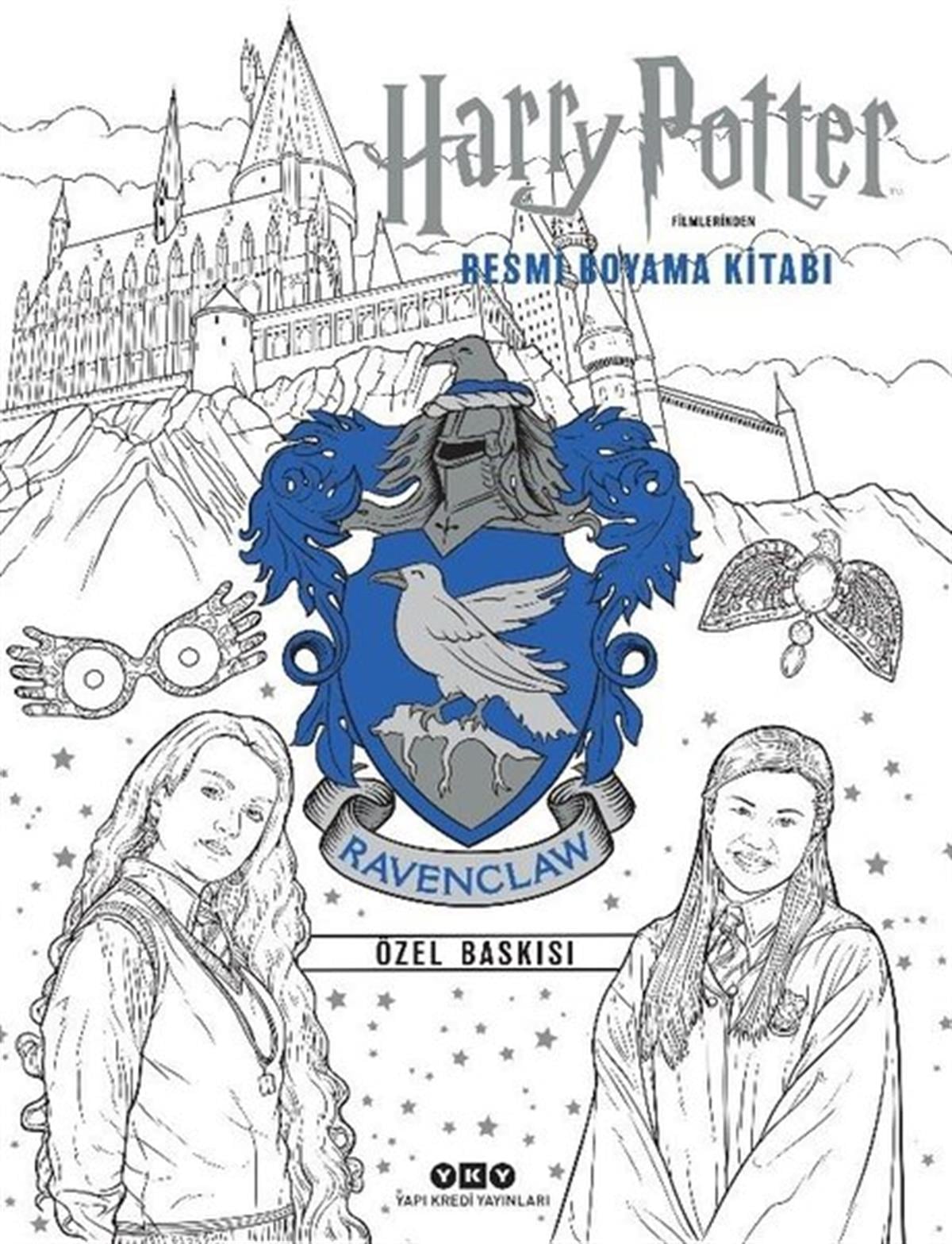 KolektifEgitim Etkinlik KitaplariHarry Potter Filmlerinden Resmi Boyama Kitab ı -Ravenclaw Özel Baskısı